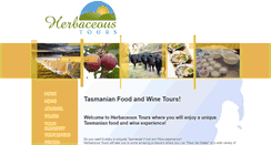 Desktop Screenshot of herbaceoustours.com.au